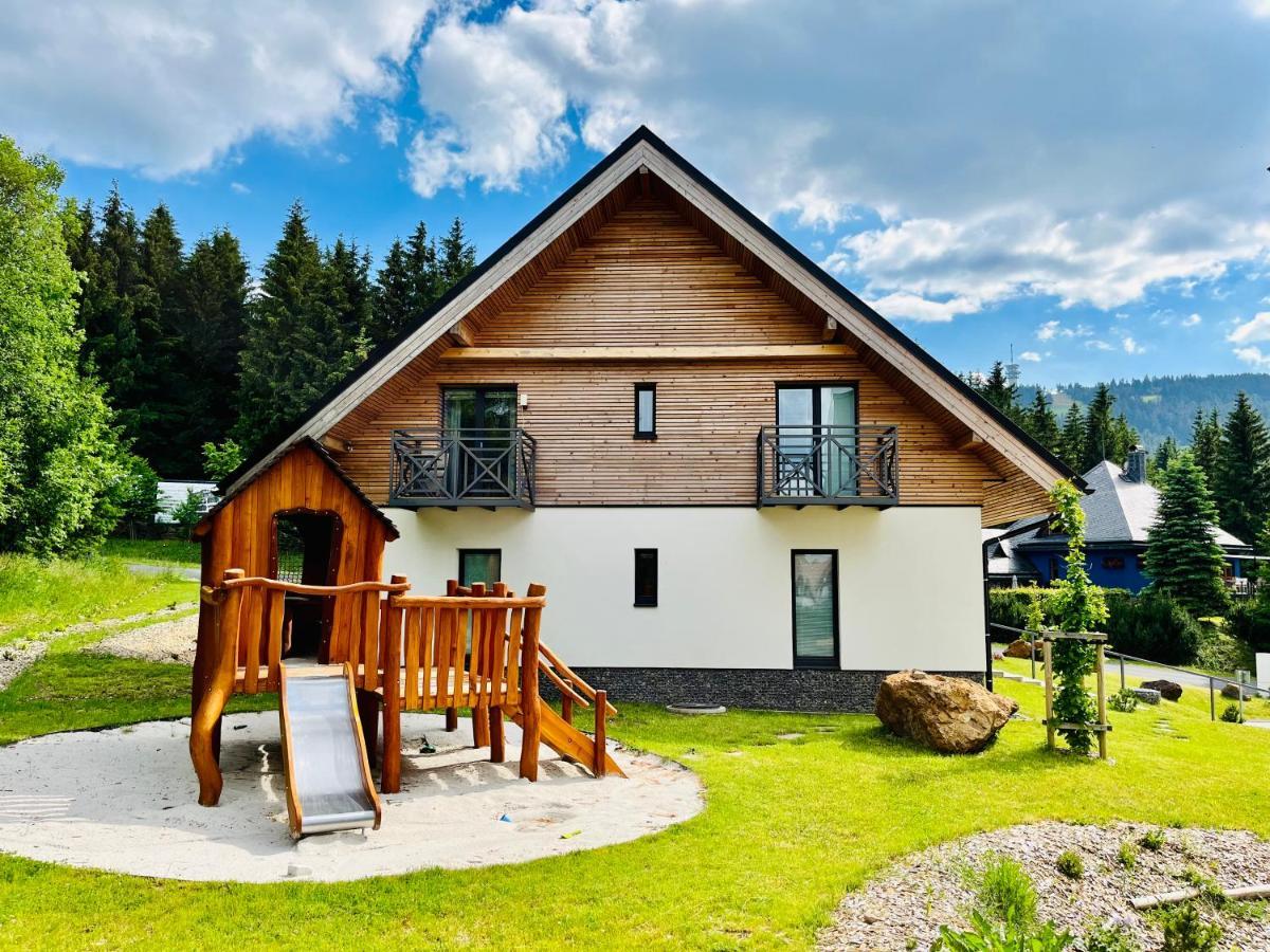 Ski Chalet Klinovec Loucna pod Klinovcem Ngoại thất bức ảnh