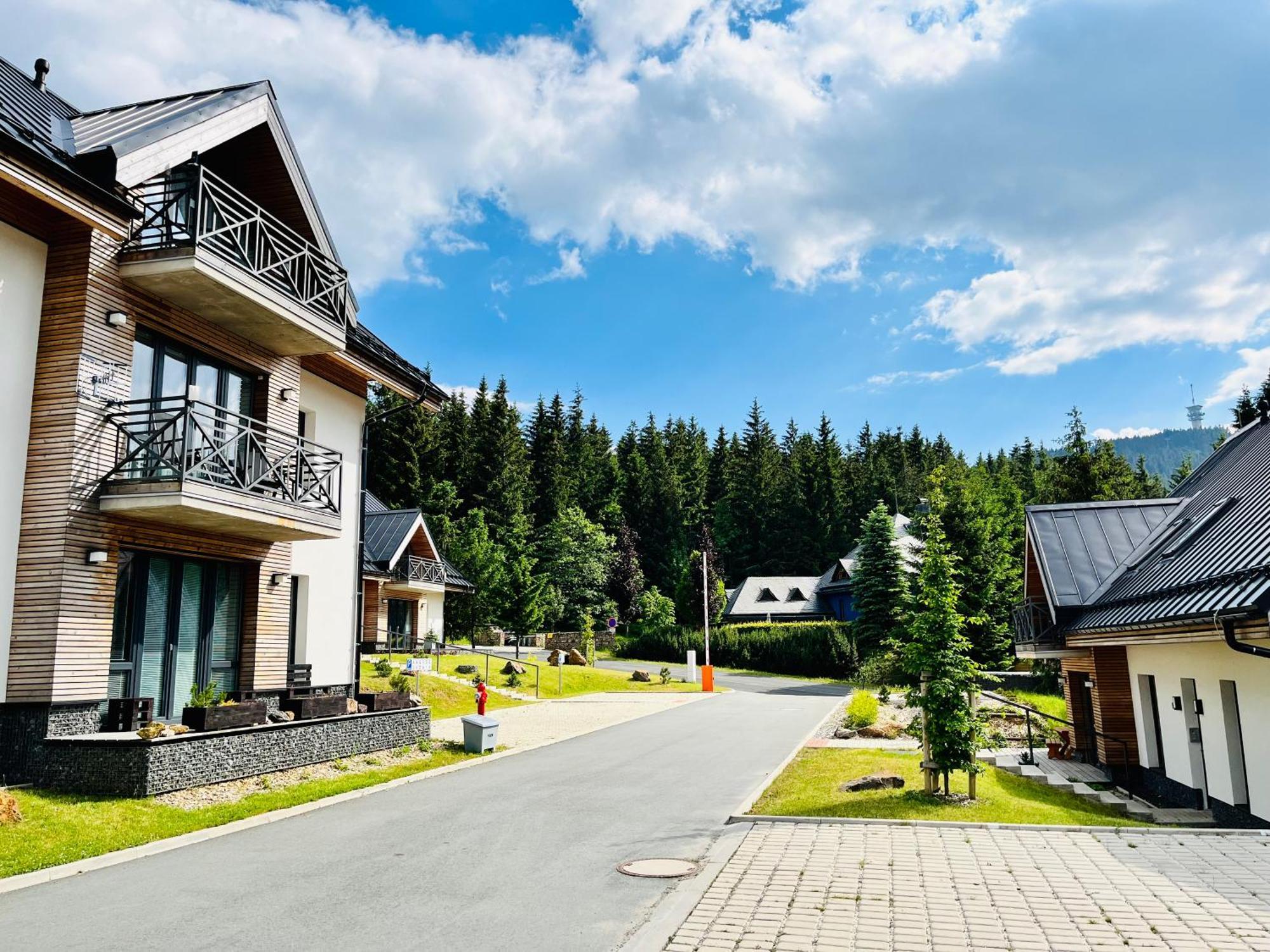 Ski Chalet Klinovec Loucna pod Klinovcem Ngoại thất bức ảnh
