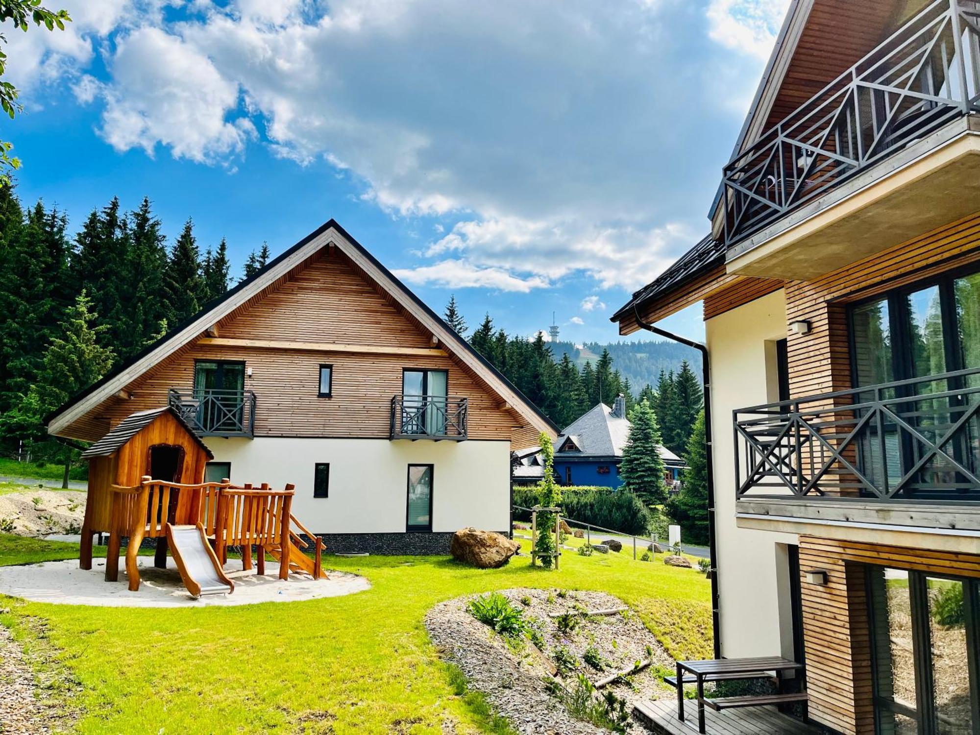 Ski Chalet Klinovec Loucna pod Klinovcem Ngoại thất bức ảnh